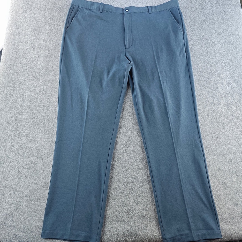 Quince 24/7 Smart Chino Pants Mens 42x32 Blue Stretch Performance Straight Leg